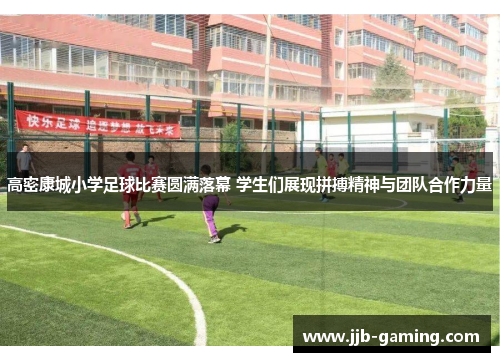 高密康城小学足球比赛圆满落幕 学生们展现拼搏精神与团队合作力量